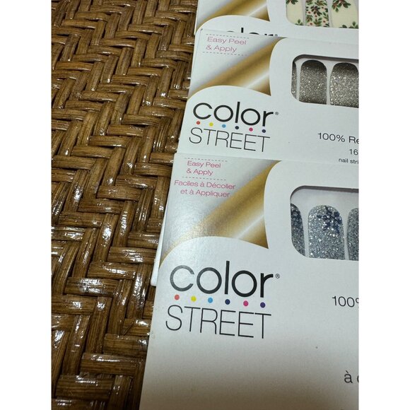 Color Street 100% Real Nail Polish Strips Variety Pack Bundle Of 5 NEW - Picture 2 of 12